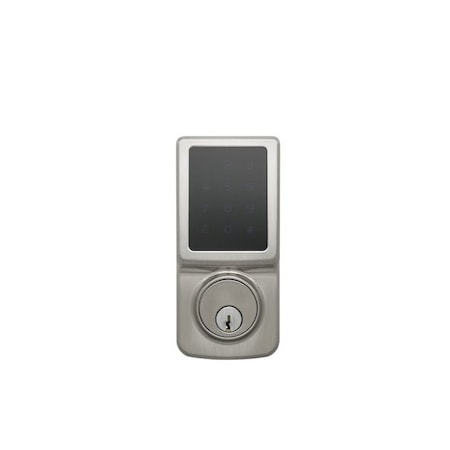 Copper Creek Fashion Single Cylinder Smart Electronic Deadbolt, Satin Stainless DBZF3410SS